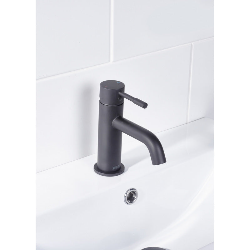 Bristan Mila Taps Black Basin Mixer