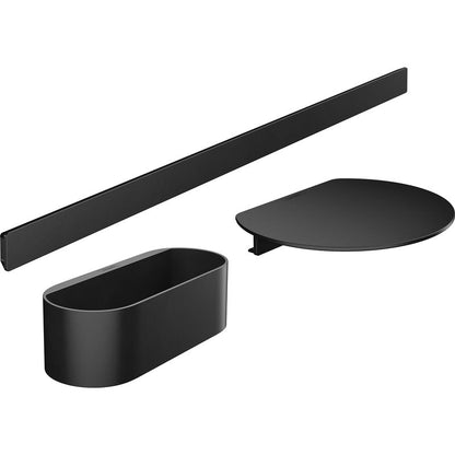 Hansgrohe WallStoris Bathtub Storage Kit Matt Black