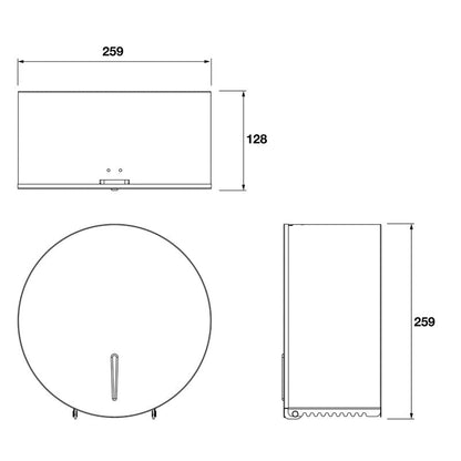 Metlex Jumbo Paper Towel Dispenser
