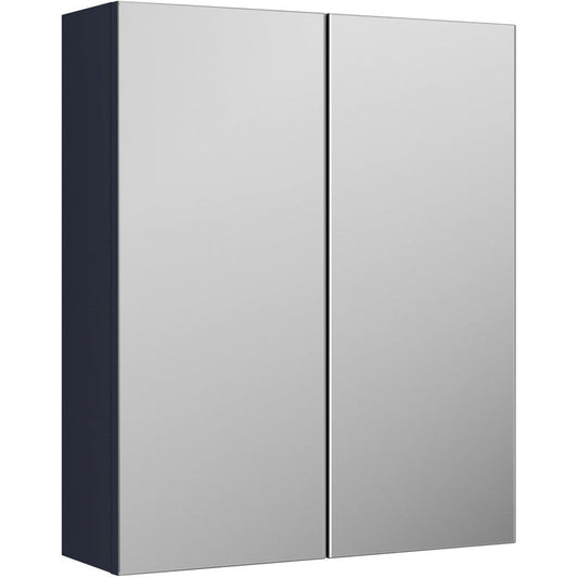 nuie Arno Mirrored Cabinet 600mm Midnight Blue