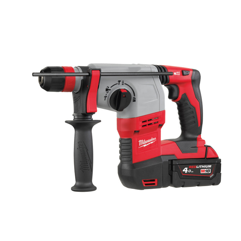 Milwaukee HD18HX Heavy Duty SDS+ 4 mode Rotary Hammer 2 x 4.0Ah