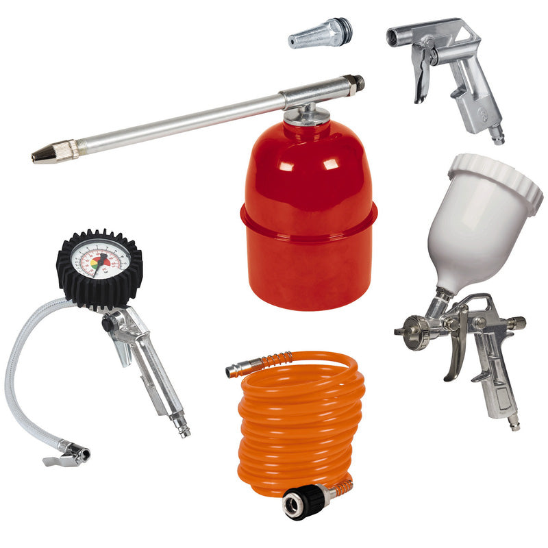 Einhell 1.6hp 24L Oil Free Compressor + 5Pc Airtool Kit 230V