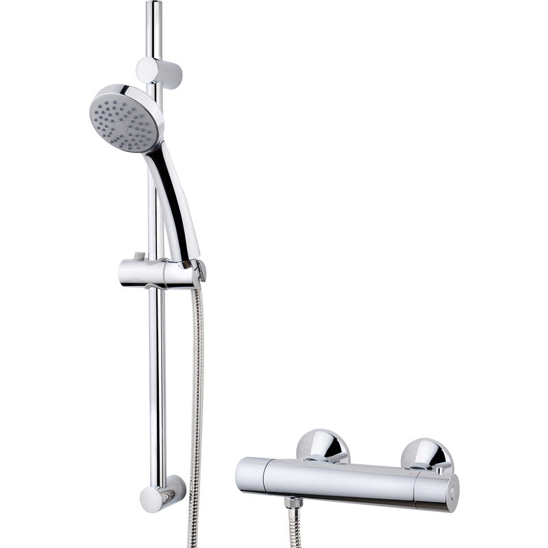 Ebb + Flo Cool Touch Thermostatic Bar Mixer Shower
