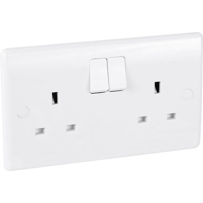 BG 13A Low Profile Switched Socket 2 Gang