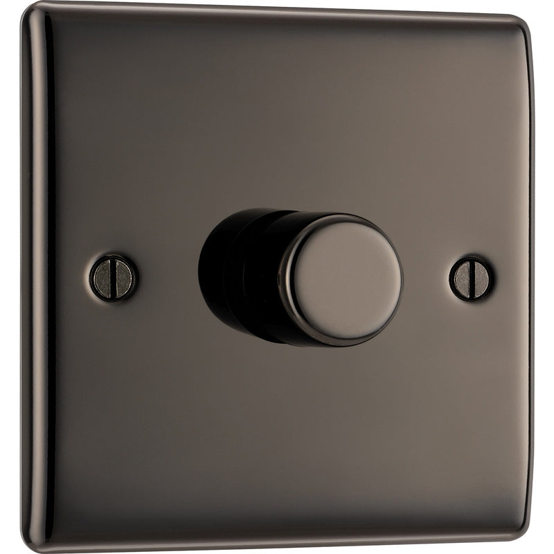 BG Nexus Metal Black Nickel Intelligent LED Dimmer Switch  2 Way