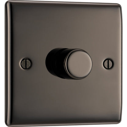 BG Nexus Metal Black Nickel Intelligent LED Dimmer Switch  2 Way