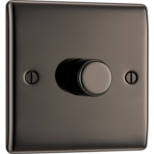 BG Nexus Metal Black Nickel Intelligent LED Dimmer Switch  2 Way