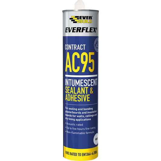 AC95 Intumescent Fire & Acoustic Adhesive & Sealant 900ml