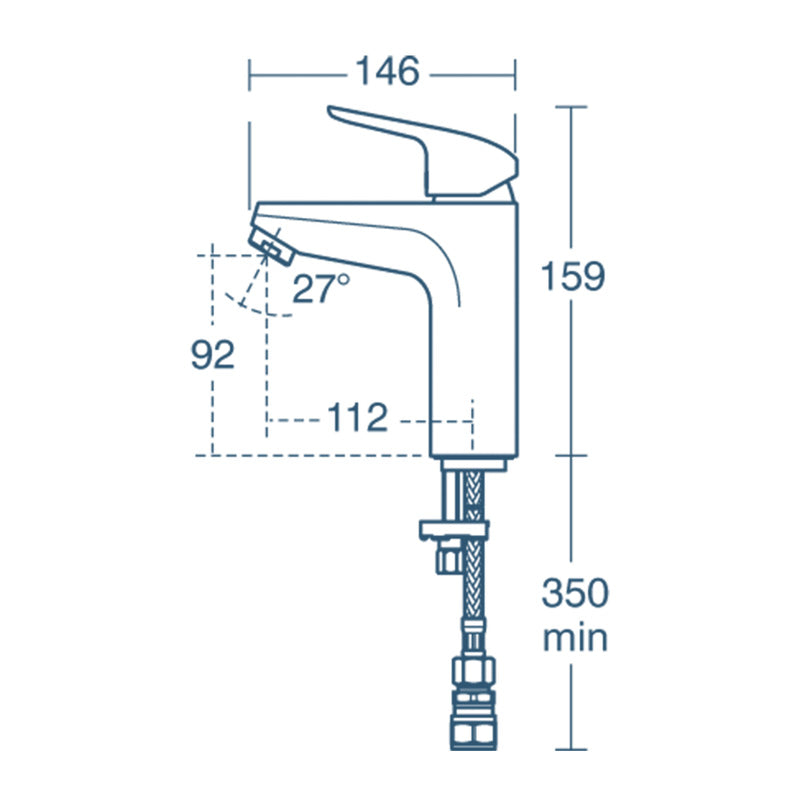 Ideal Standard Ceraflex Taps Bath Filler 1 Tap Hole