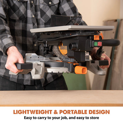 Evolution R210MTS 210mm Multi-Material Convertible Mitre/Table Saw 230V