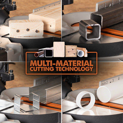 Evolution R210MTS 210mm Multi-Material Convertible Mitre/Table Saw 230V