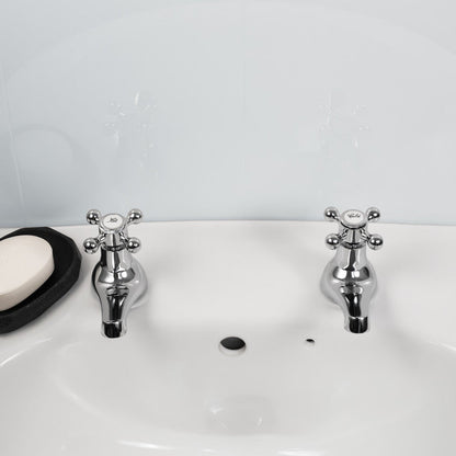 Ebb + Flo Traditional Taps Basin Pillar