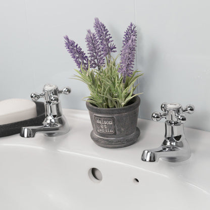Ebb + Flo Traditional Taps Basin Pillar