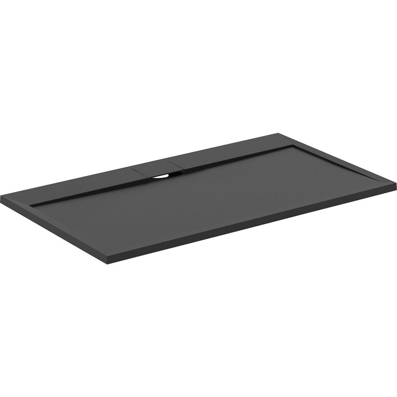 Ideal Standard i.life Ultraflat S Black Rectangular Shower Tray