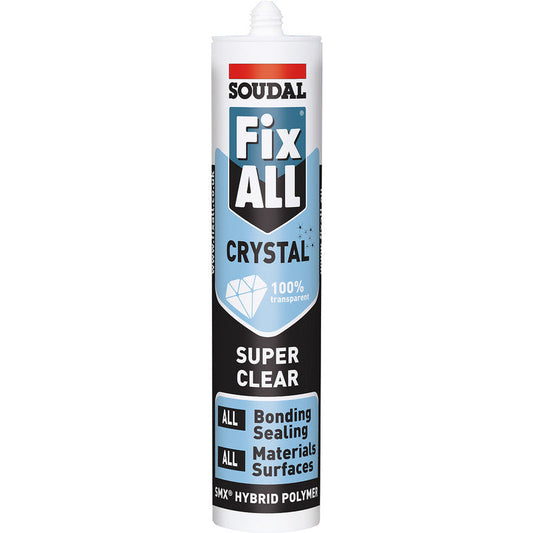 Soudal Fix All Crystal Adhesive & Sealant 290ml