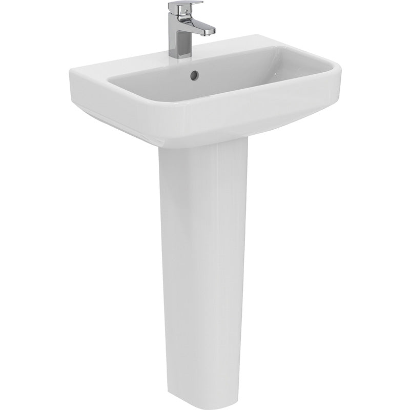Ideal Standard i.life Compact Basin and Pedestal  1 Tap Hole