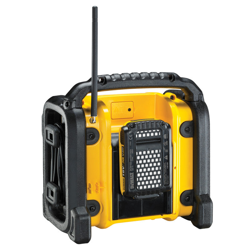 DCR020-GB 18V XR DAB Radio – Compact Jobsite Audio