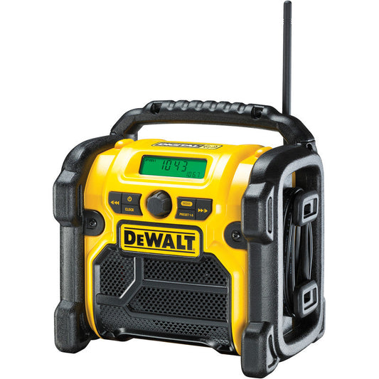 DCR020-GB 18V XR DAB Radio – Compact Jobsite Audio