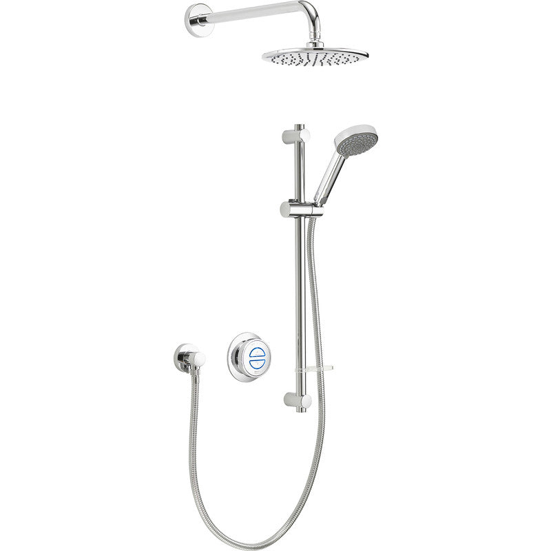 Aqualisa Quartz Classic Smart Digital Divert Thermostatic Shower HP/Combi Rear Fed