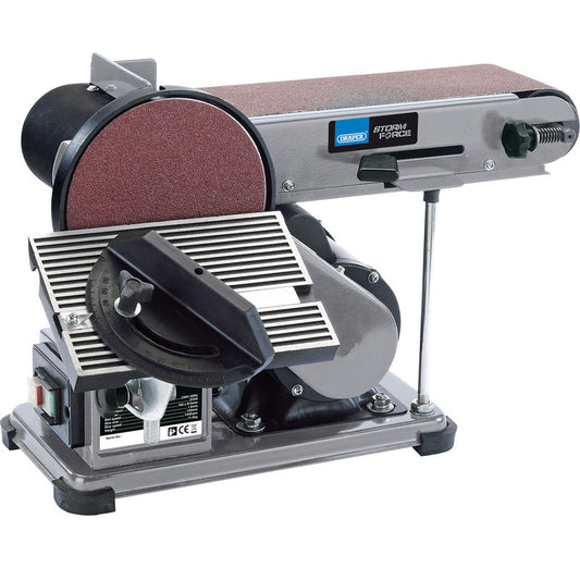 Storm Force Belt & Disc Sander 375W 230V – Efficient Wood & Metal Sanding