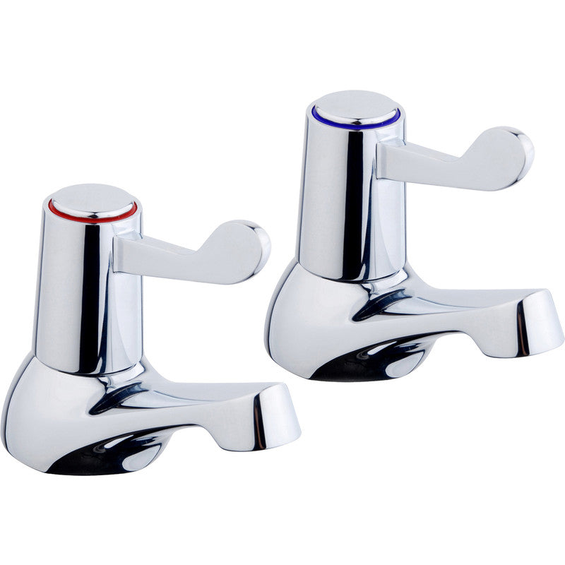 Ebb + Flo Contract Lever Taps Bath Pillar