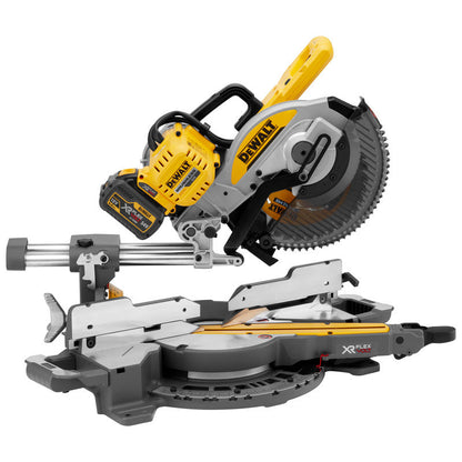 DCS727 54V XR FlexVolt Mitre Saw – 250mm Double Bevel, 2 x 6.0Ah