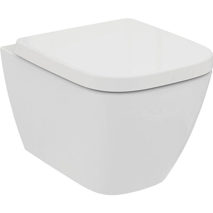 Ideal Standard i.life S Compact Wall Hung Toilet with Wall Frame and Soft Close Seat