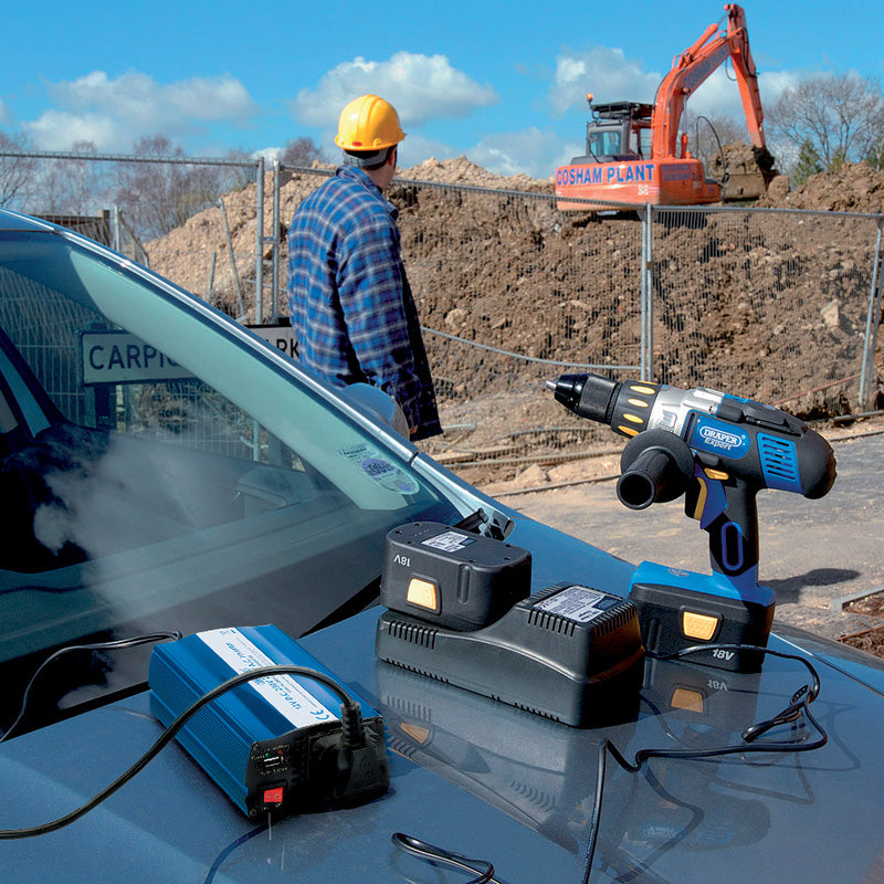 Draper 12V DC-AC Inverter