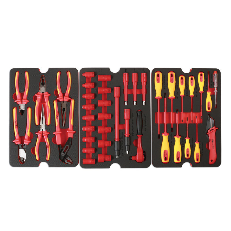 Laser Insulated Tool Kit 3/8"D 50 Piece