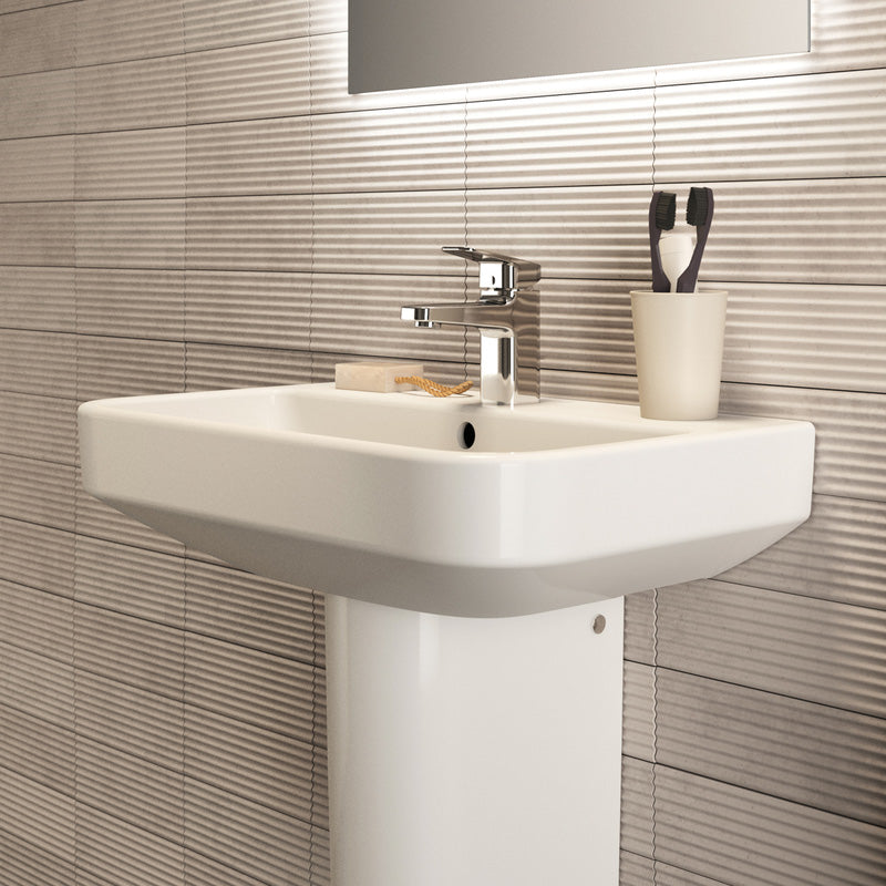 Ideal Standard i.life Compact Basin and Pedestal  1 Tap Hole