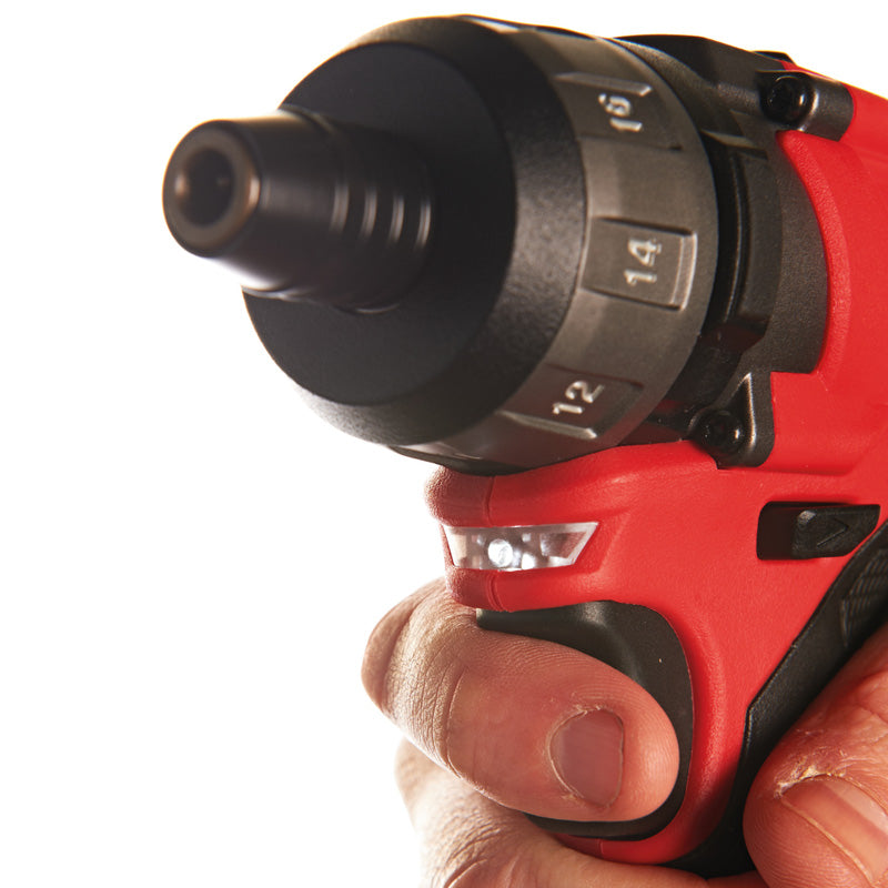 Milwaukee M12CD-202C FUEL Compact Screwdriver 2 x 2.0Ah