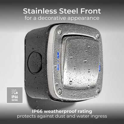 BG Decorative IP66 20A Switch 1 Gang 2 Way