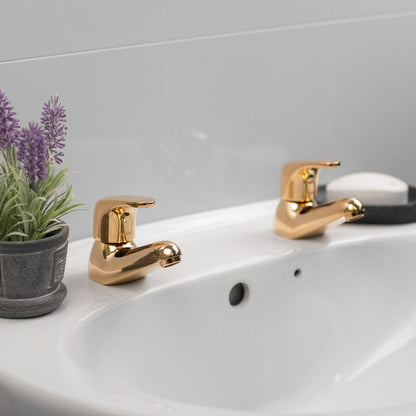 Methven Adore Taps Basin Pillar Gold