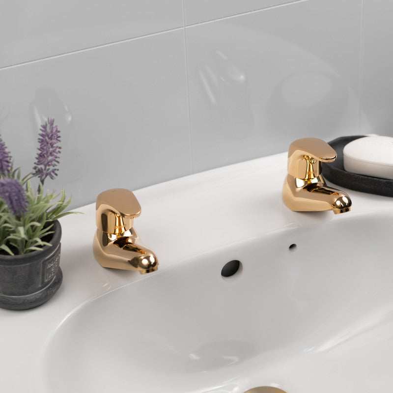 Methven Adore Taps Basin Pillar Gold