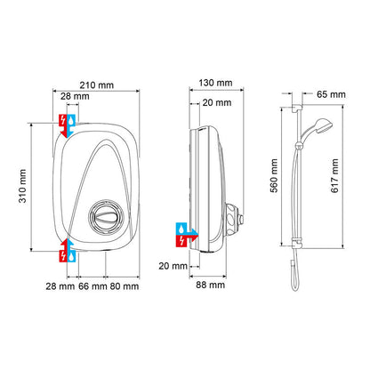 Mira Vigour Power Shower