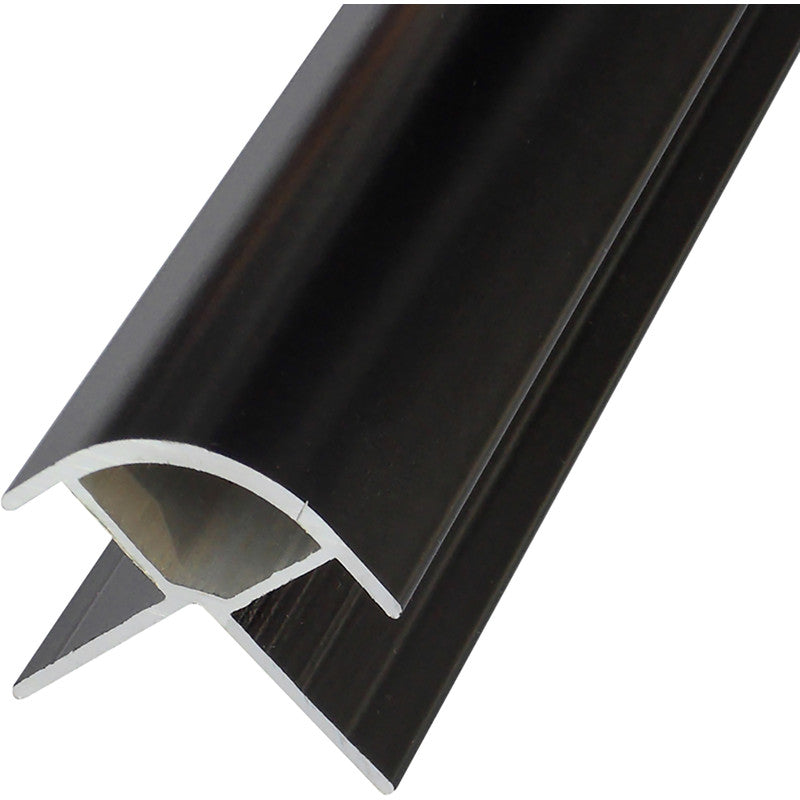 Mermaid Laminate Shower Wall Panel Trims Black External Corner