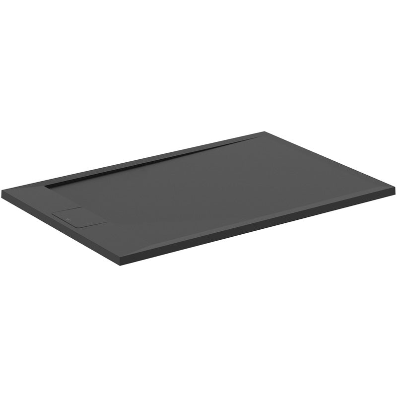 Ideal Standard i.life Ultraflat S Black Rectangular Shower Tray