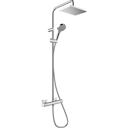Hansgrohe Vernis Shape Thermostatic Bar Diverter Mixer Shower Chrome
