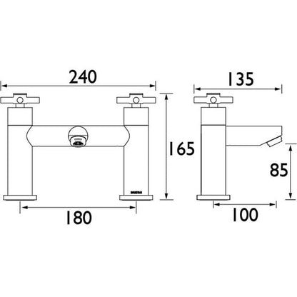Bristan Decade Taps Bath Filler