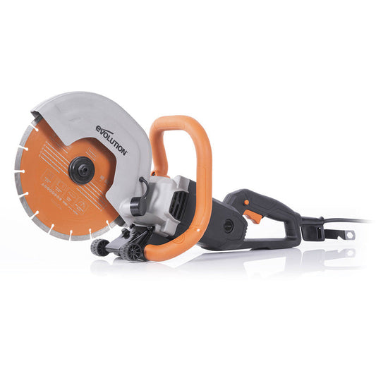 Evolution R255DCT 255mm Electric Disc Cutter with Premium Diamond Blade
