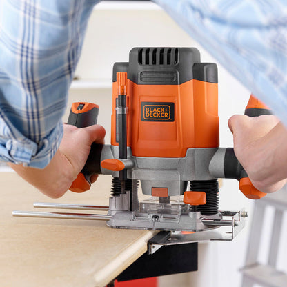 1200W 1/4in Plunge Router with 6 Bits – Precision Woodwork