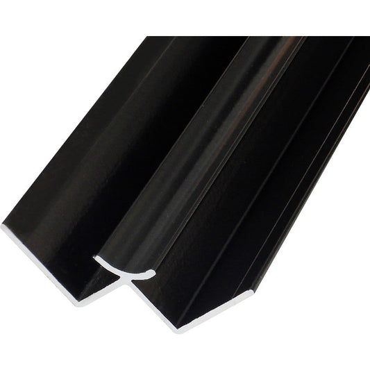 Mermaid Laminate Shower Wall Panel Trims Black Internal Corner