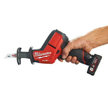 Milwaukee M12 FUEL Compact Hackzall 2 x 6.0Ah