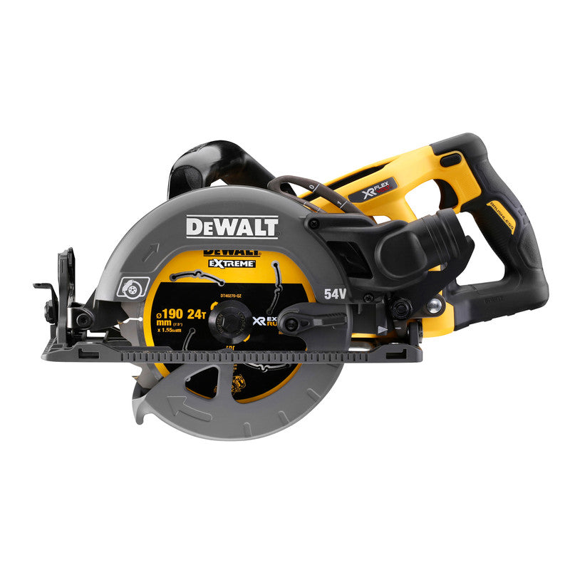 54V XR FlexVolt 190mm High Torque Circular Saw – Powerful Cutting