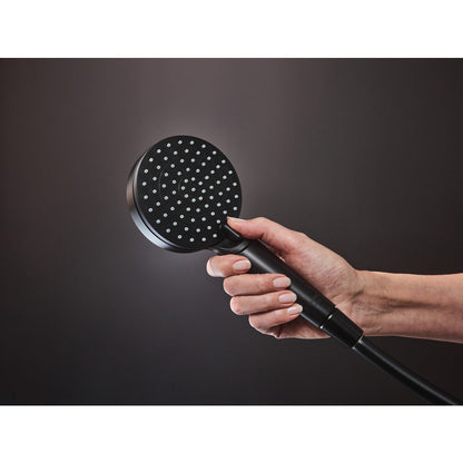 Hansgrohe Vernis Shape Thermostatic Bar Diverter Mixer Shower Matt Black