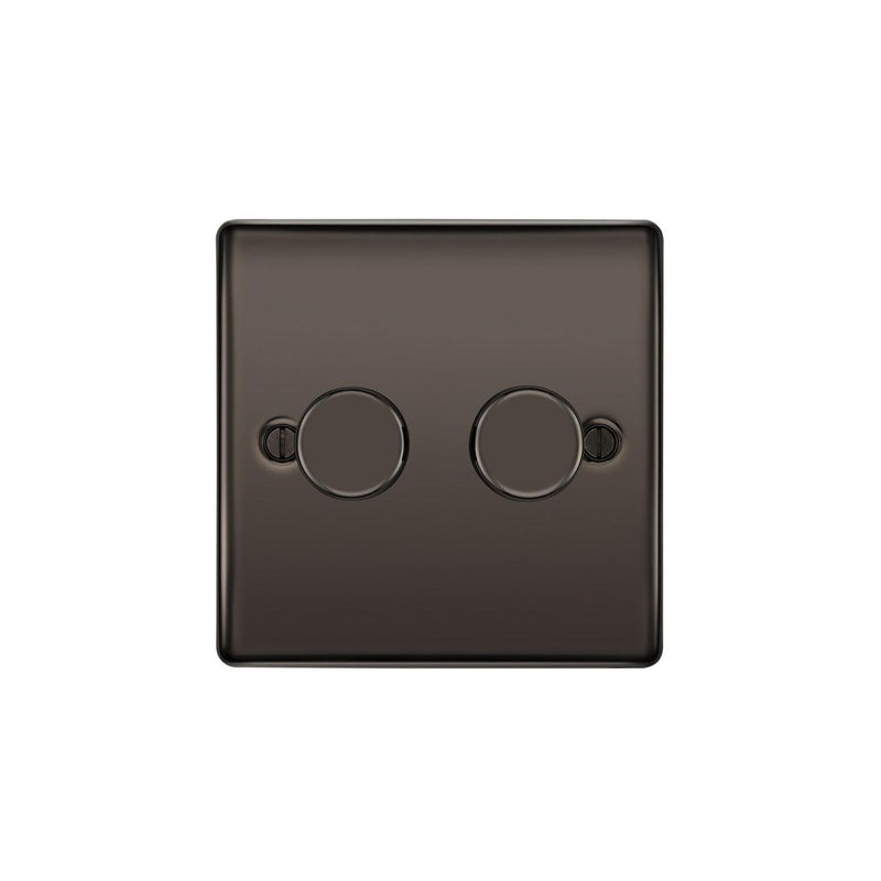 BG Nexus Metal Black Nickel Intelligent LED Dimmer Switch  2 Way