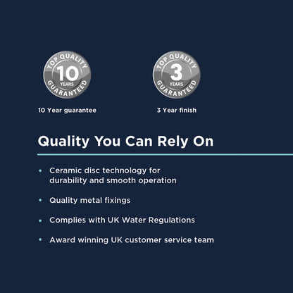 Bristan Mila Taps Black Bath Shower Mixer