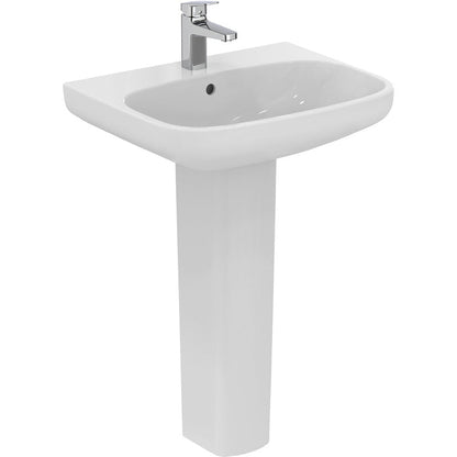 Ideal Standard i.life Basin and Pedestal  1 Tap Hole