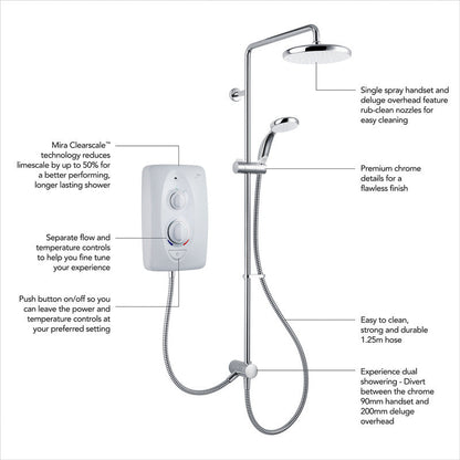 Mira Sprint Dual Outlet Electric Shower
