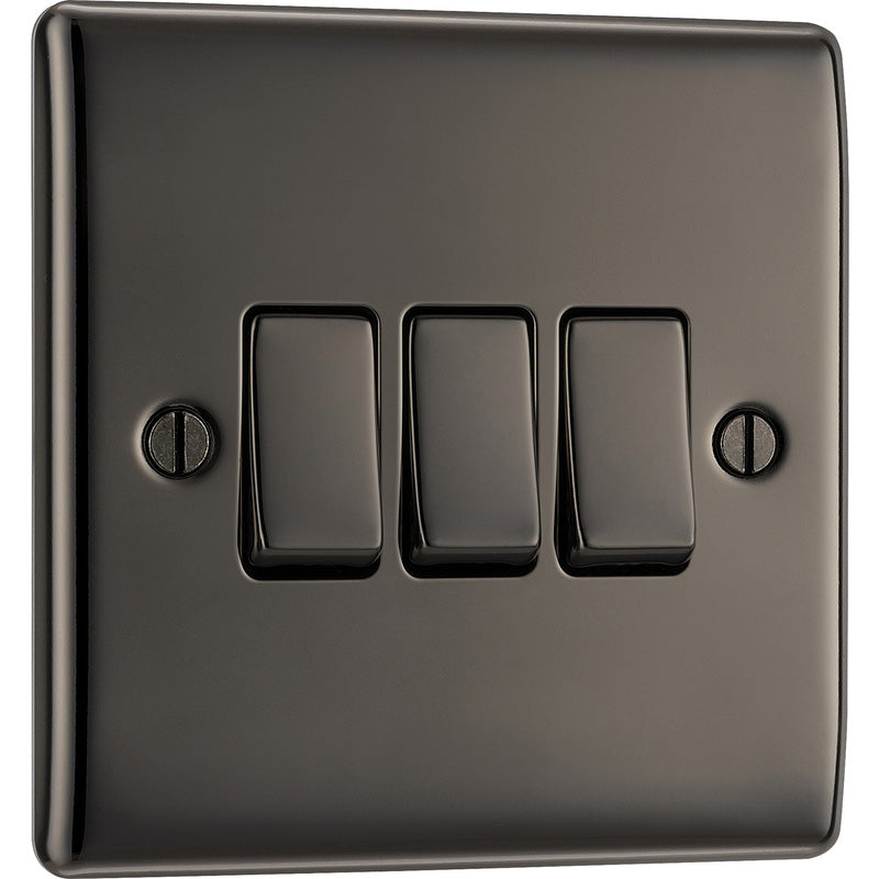 BG Nexus Metal Black Nickel Switch   2 Way